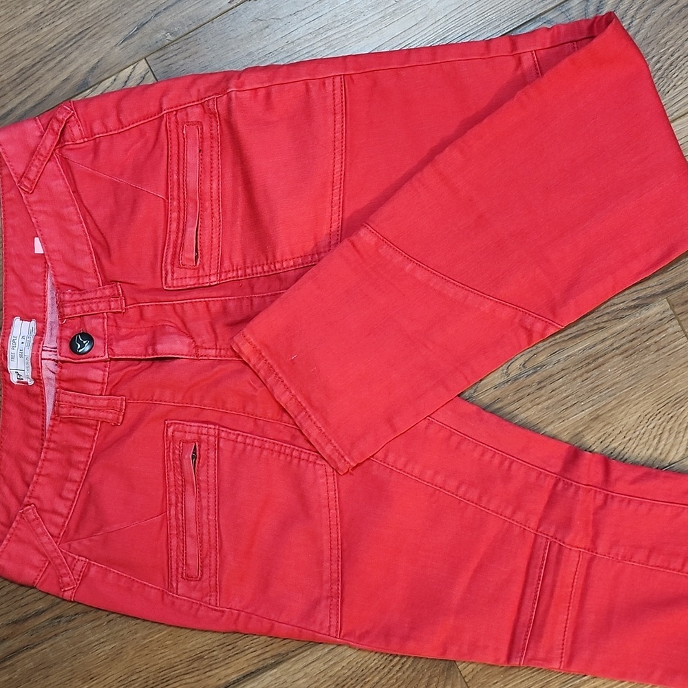 Free People Red Pants